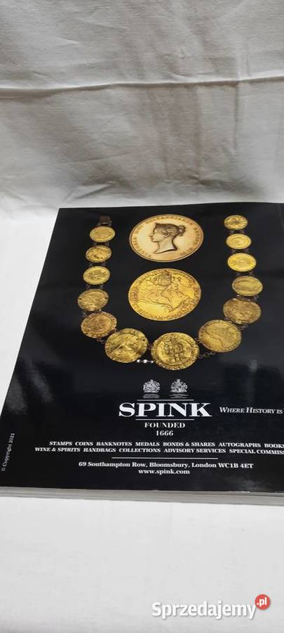 KATALOG SPINK aukcja ze stycznia 2022 Warszawa