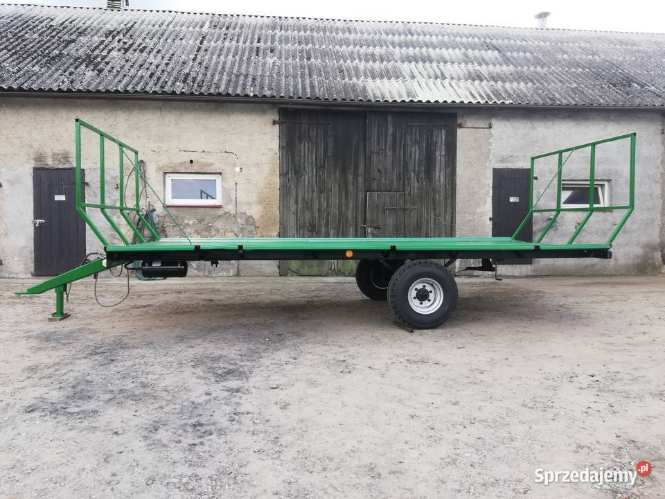 Przyczepa laweta do słomy siana bel Rolnictwo kujawsko-pomorskie