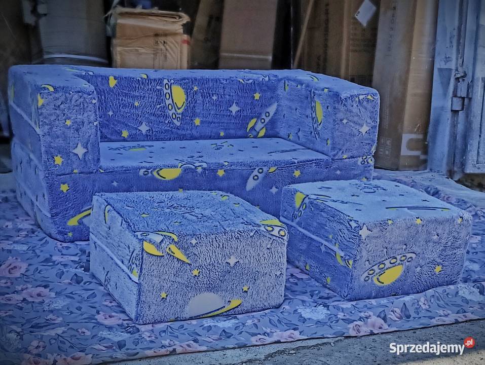 Sofa Dziecięca Składana 4 100x100x20 Z Klocków Meble Gorzów Wielkopolski