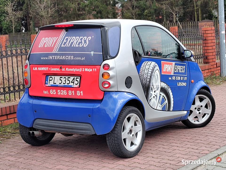 SMART FORTWO PULSE KLIMA Rok produkcji 2000 Leszno