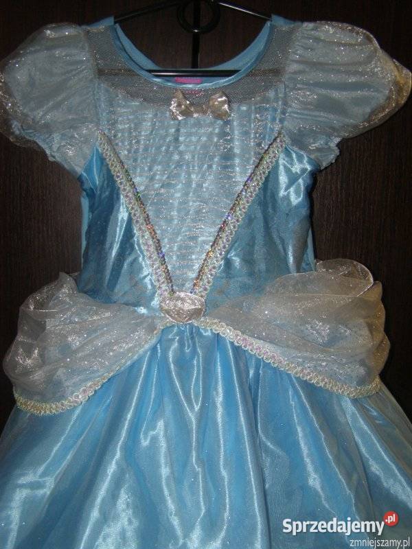 Strój kostium przebranie na kole KOPCIUSZEK 78 Sukienki i spódniczki Siedlce