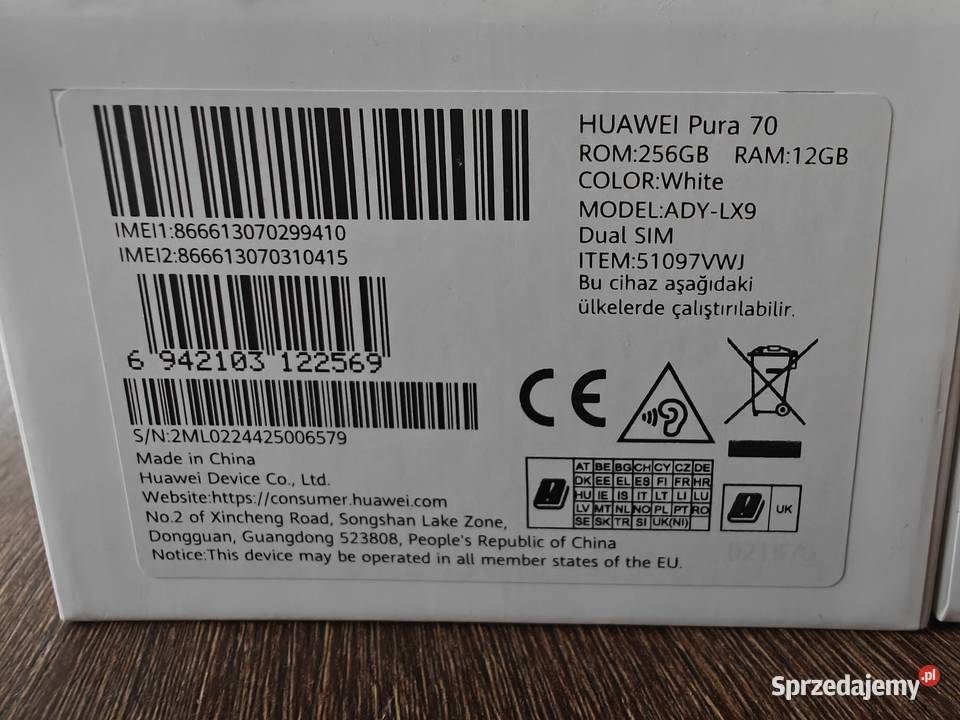 Huawei Pura 70 25612 Kraków