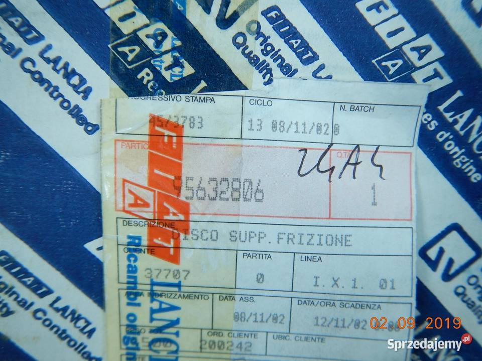 DOCISK SPRZĘGŁA FIAT DUCATO 8290 20 ASO sprzedam