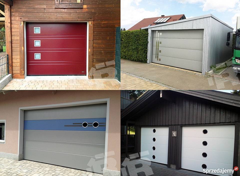 Brama Drzwi Garażowe UCHYLNE do otworu 2400x2100 Pułtusk