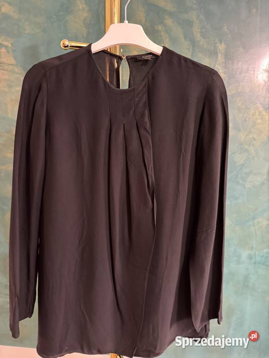 Bluzka damska 34 czarna Massimo Dutti z długi