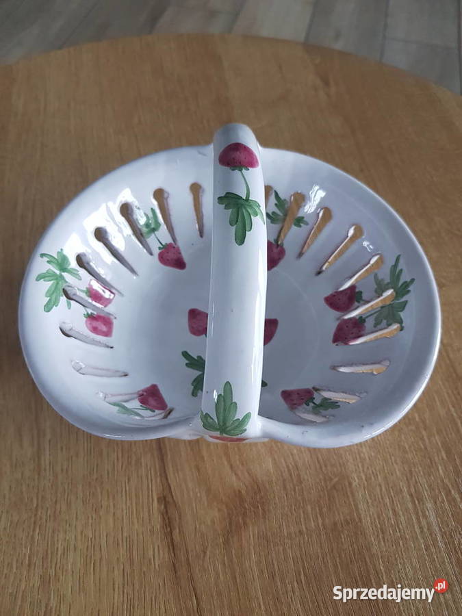 Koszyczek z porcelany wielkopolskie sprzedam