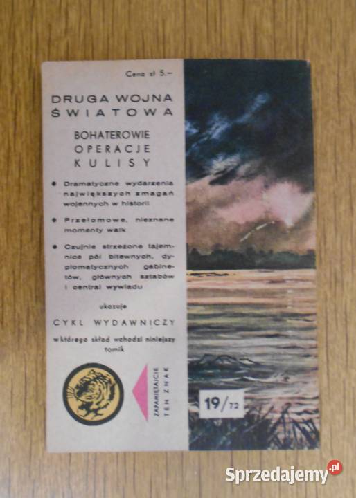 Żółty Tygrys Lewy brzeg w ogniu 1972 Rok wydania 1972 sprzedam