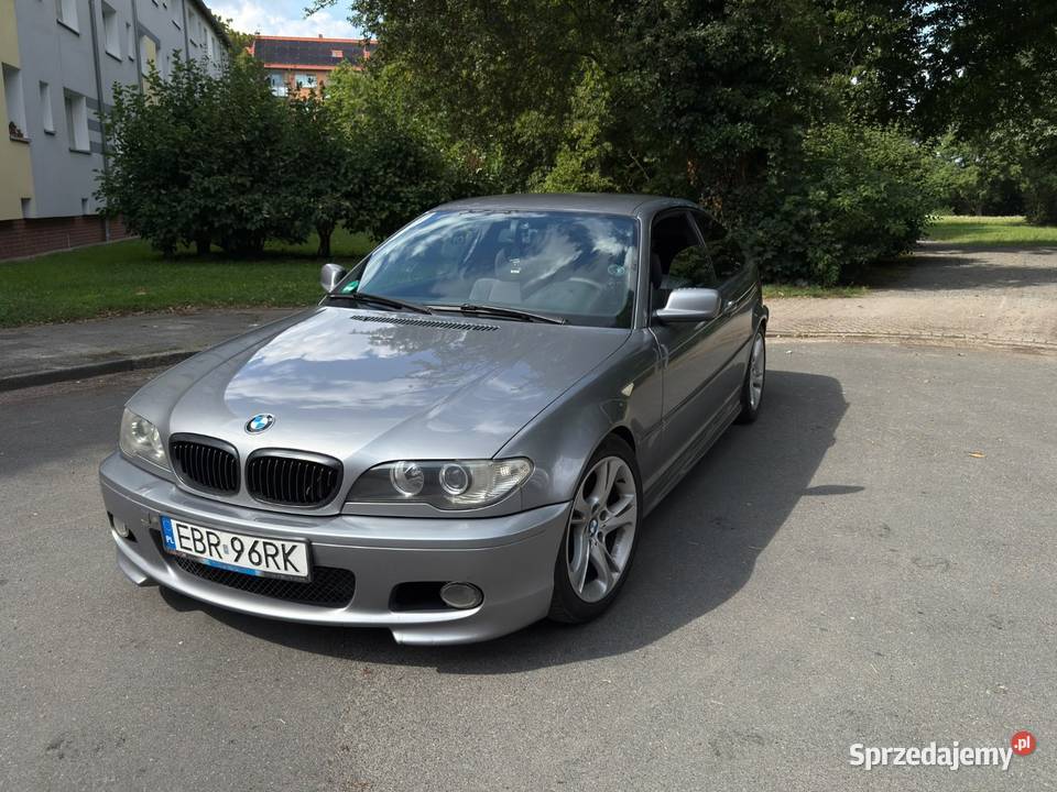 BMW E46 Coupe 330CD Silbergrau Metalic 250 420000km Seria 3 łódzkie Brzeziny