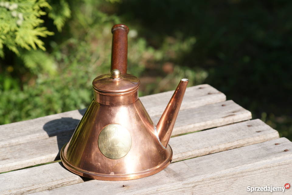 Miedziany tygielek do parzenia kawy poj 075