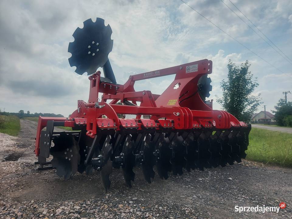 Agregat talerzowy brona ścierniskowa Mieszanie mazowieckie