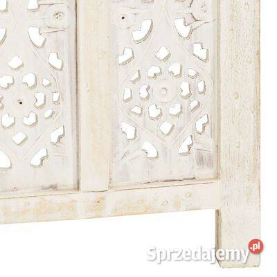 vidaXL Parawan 4panelowy rzeźbiony mazowieckie