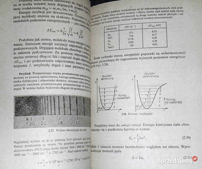 Molekularna budowa ciał A Januszajtis J Chełm sprzedam
