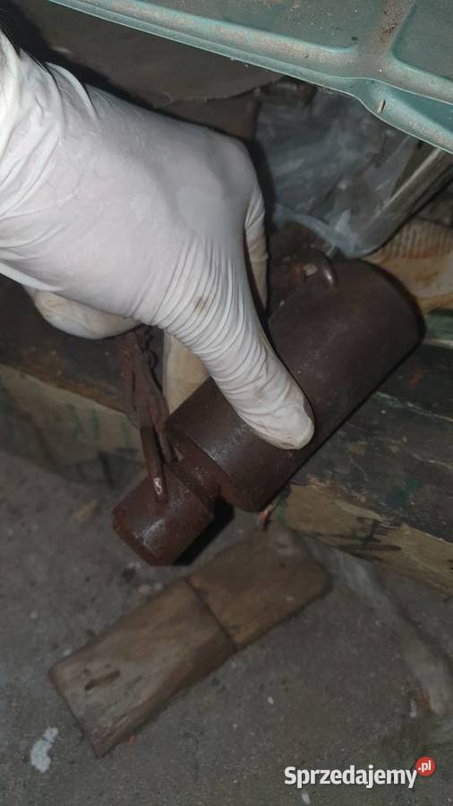 Duży stary odważnik obciążenie do czyszczenia Pozostałe Warszawa