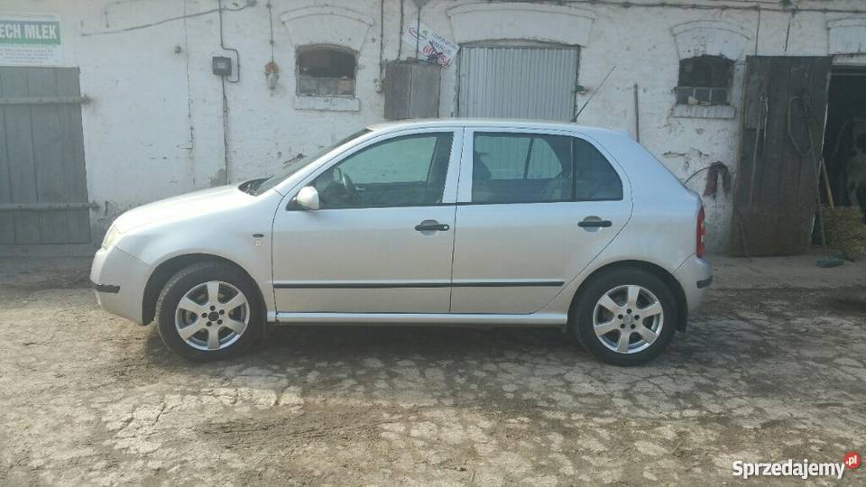 Skoda Fabia 14 Mpi LPG mały przebieg srebrna wspomaganie kierownicy mazowieckie