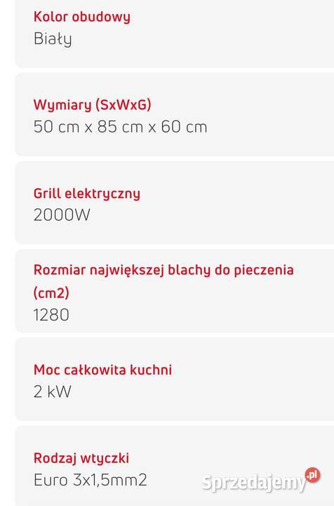Sprzedam kuchenkę zachodniopomorskie Szczecin