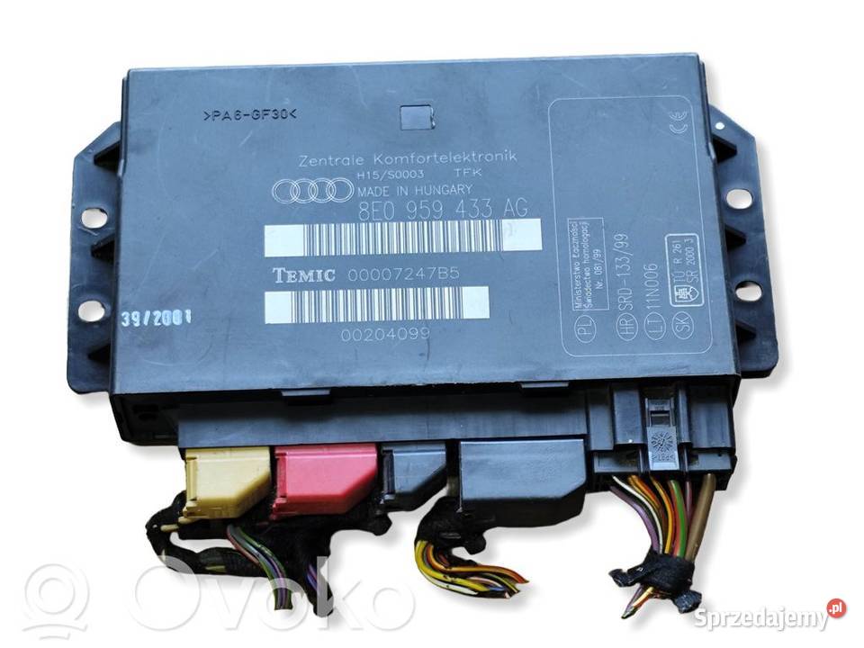 Audi A4 S4 B6 STEROWNIK MODUŁ KOMFORTU wielkopolskie