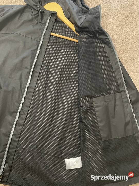 Kurtka przeciwdeszczowa M czarna męska z Kaptur