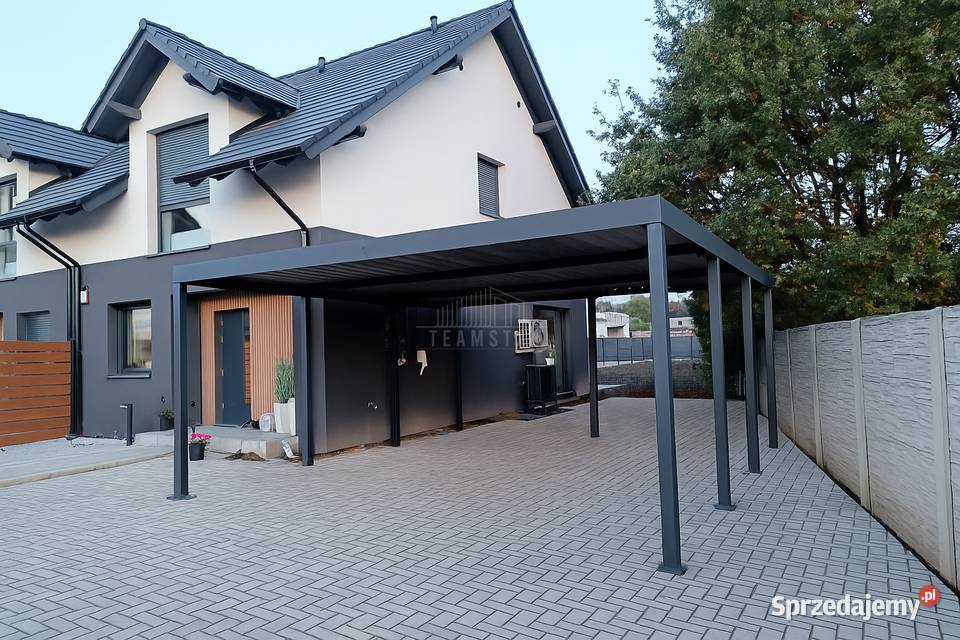 CarPort PREMIUM wiata samochodowa 6x6 antracyt Drawsko Pomorskie