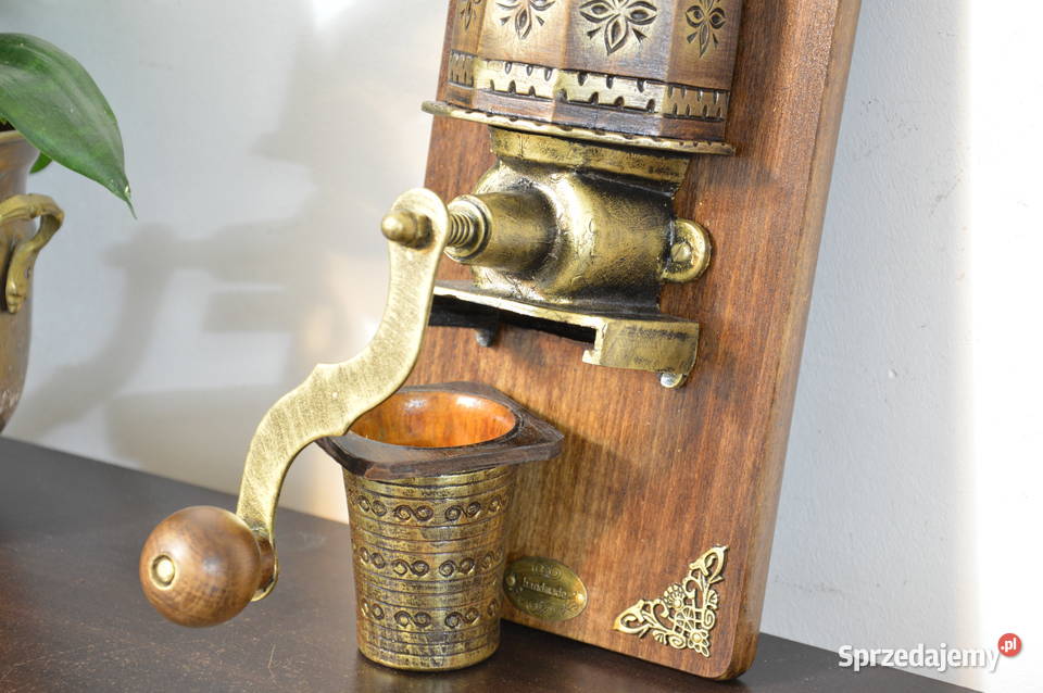 drewniany MŁYNEK wiszący do kawy bstary Jastrzębie-Zdrój