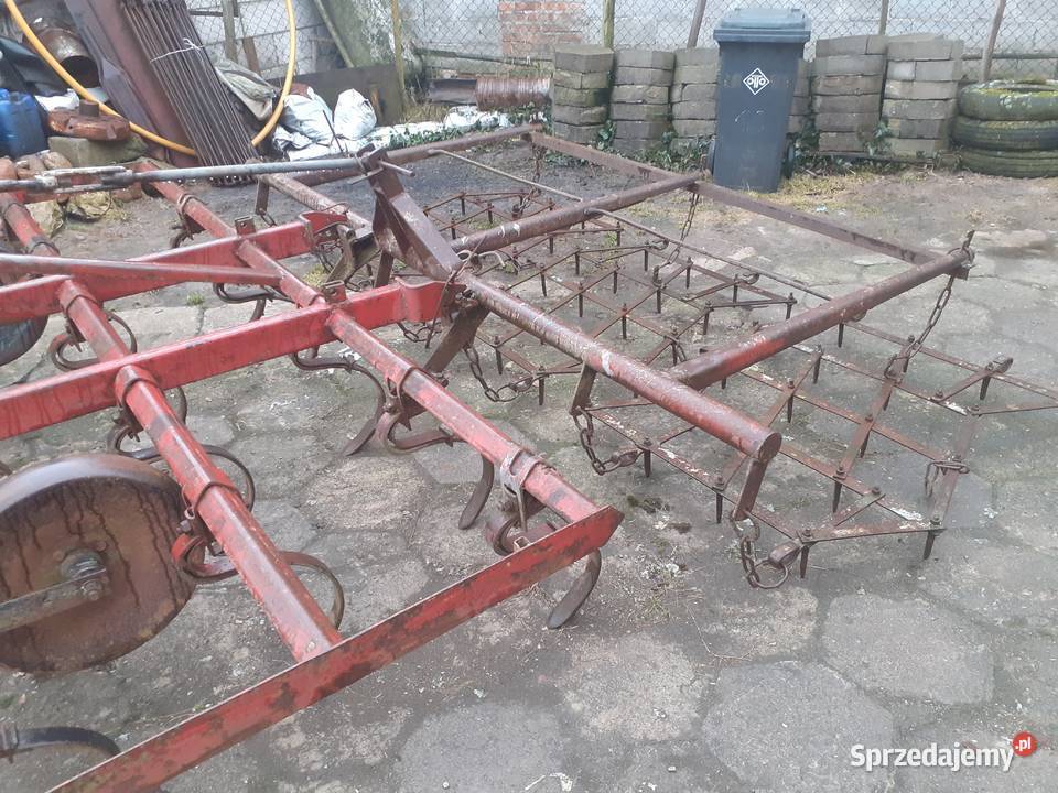 Kultywator z bronami 18 zębów do Ursusa C360 nieuszkodzony Kobiele Wielkie