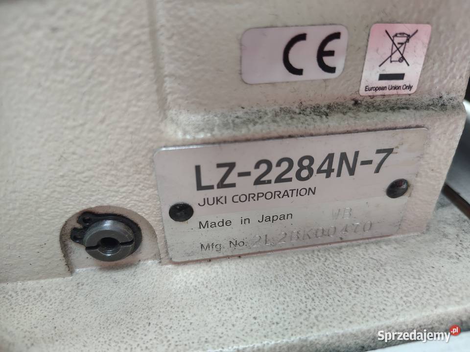 Maszyna do szycia JUKI LZ2284N 7 zygzak trójskok łódzkie Łódź