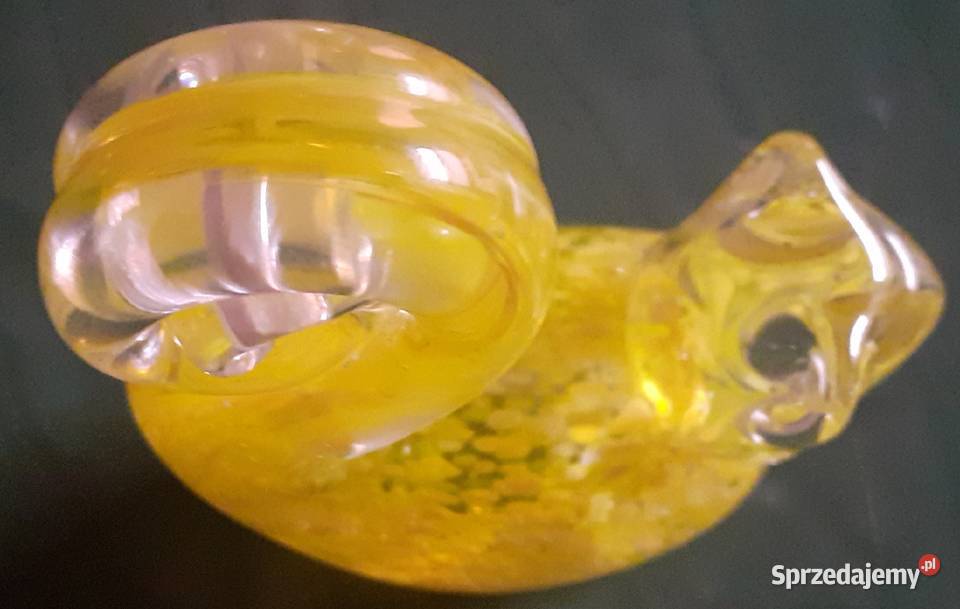 Szkło Murano mały łabedź Prusim