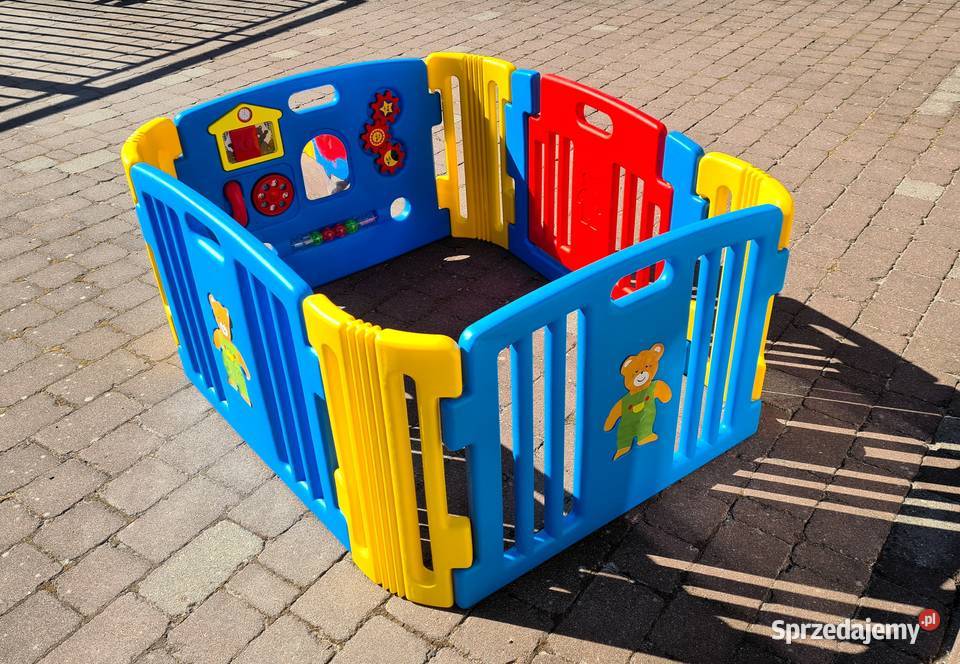 Plastikowy kojec modułowy zagroda z bramką