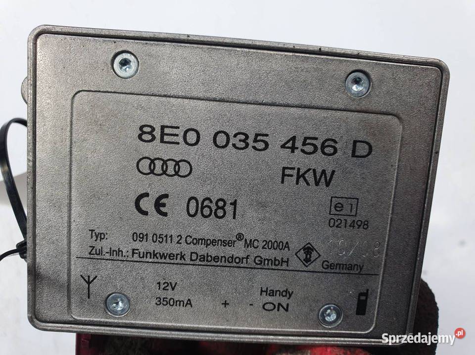 WZMACNIACZ AUDI A5 8E0035456D Lipno