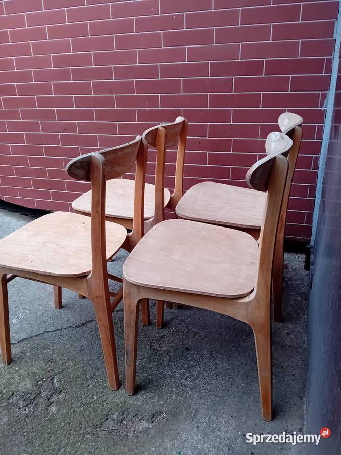 Krzesła drewniane 4 pr Hałasa Bielsko-Biała