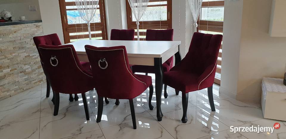 Krzesło z kołatką chesterfield hampton glamour Chojnice