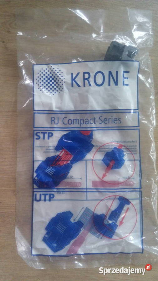 RJ45 HK KRONE moduł gniazda 5e czarny 6540113004 Bytom