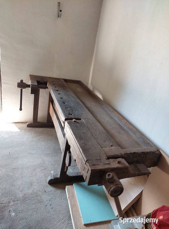 drewniany stary warsztat stolarski Ręczne Ręczne Bochnia sprzedam