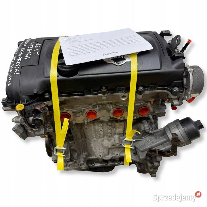 SILNIK Mini Cooper R55 R56 R57 16 16V VTI N12B16 Silniki kompletne Części samochodowe Rudka