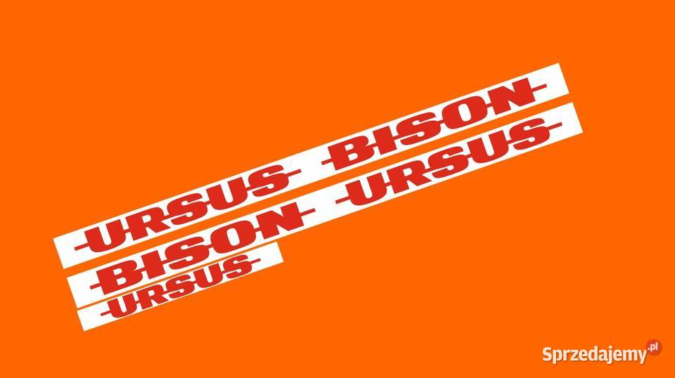 Naklejki Ursus Bison super mocne pcv Pozostałe Bydgoszcz