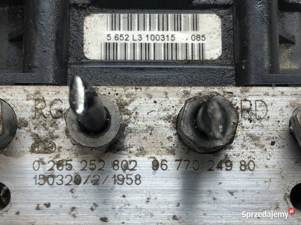 POMPA ABS CITROEN C4 II 0265952289 16 120