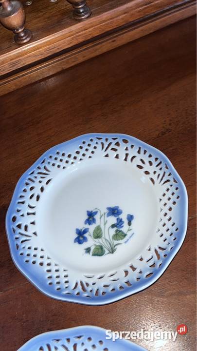 Talerzyk deserowy Schumann Arzberg Echt Cobalt Porcelana i szkło Gdańsk