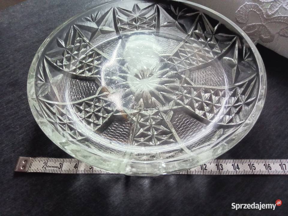 Miseczki paterki Szkło grube z okresu PRLu Porcelana i szkło Świdnica