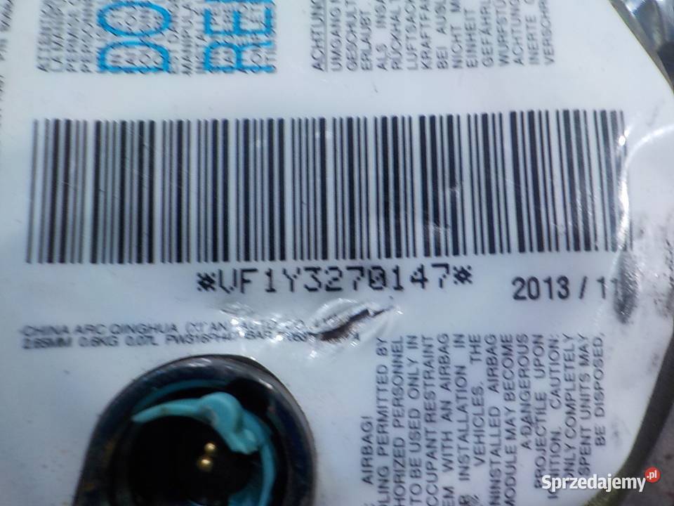 KIA SOUL II 16 CRDI 15r 5D AIRBAG poduszka osobowe Suków