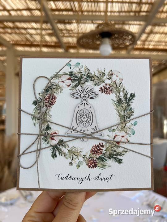 Kartki firmowe świąteczne Rękodzieło Warszawa
