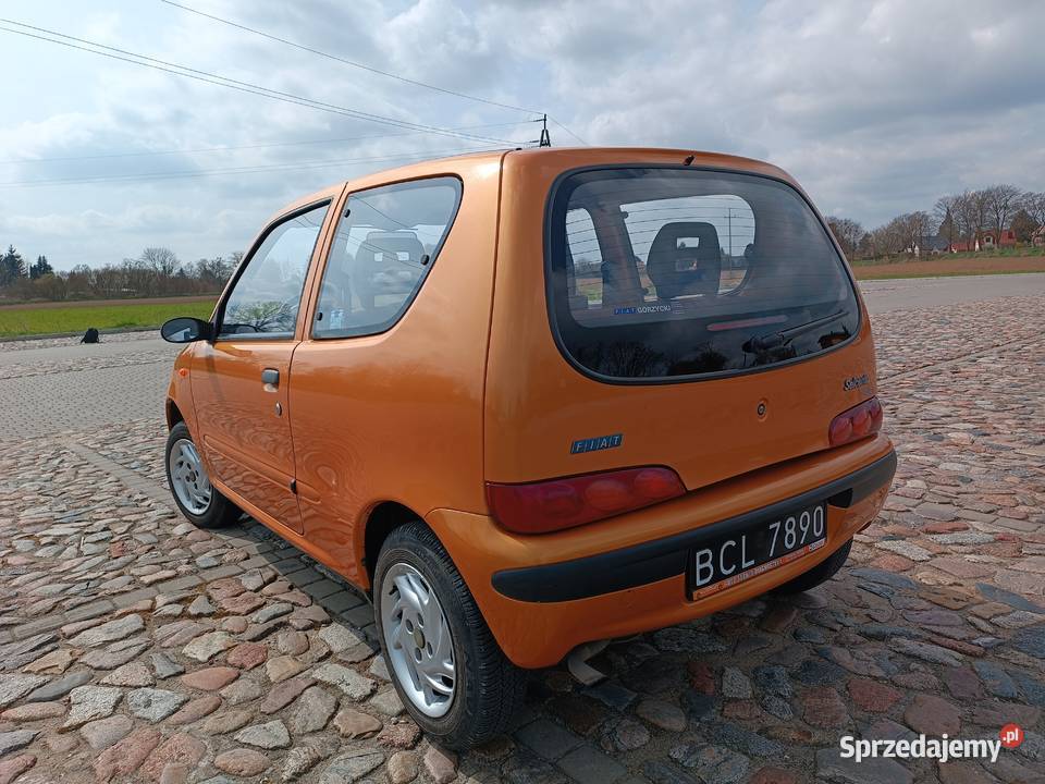 Fiat Seicento Young 1999 na alusach nowy Mocny 900cm3 Świecie