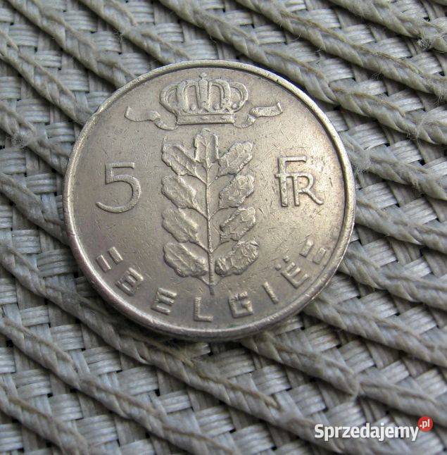 Belgia 5 Franków 1972r Kalisz