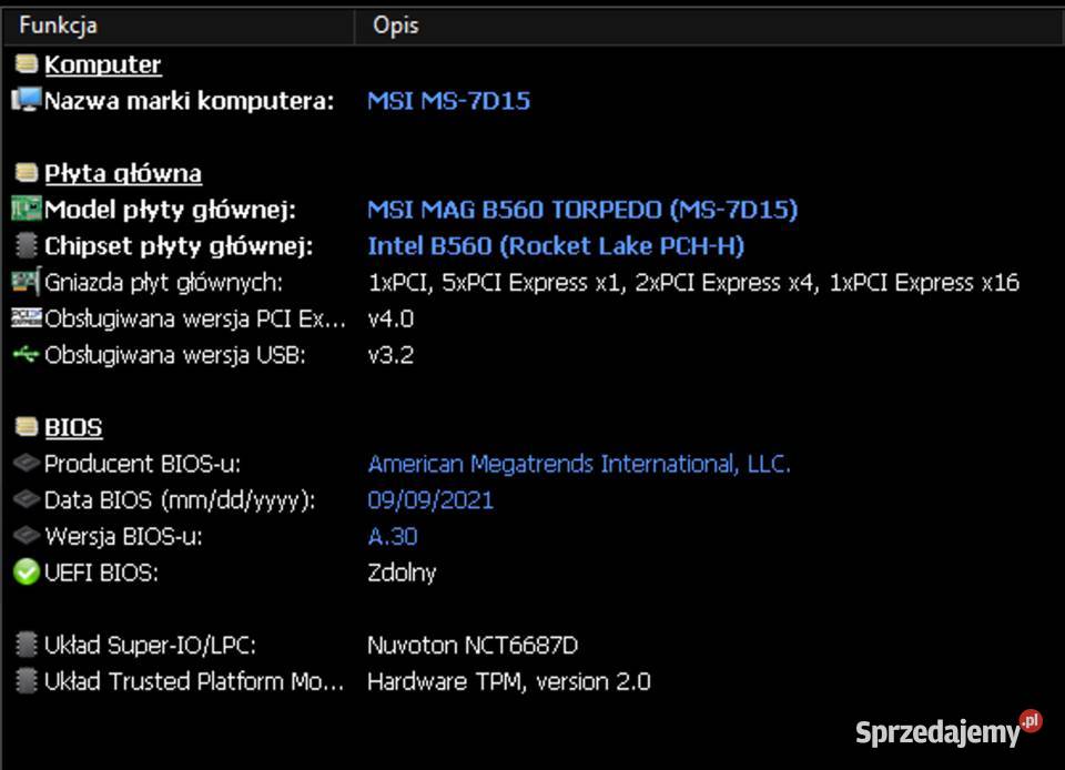 Mocna stacja robocza i911900NVIDIA GeForce RTX Kraków