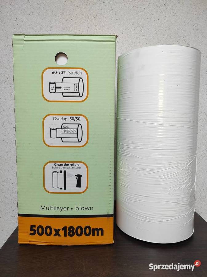 Folia do sianokiszonki Silo Expert 500mm 1800m 5 Strzelce Wielkie