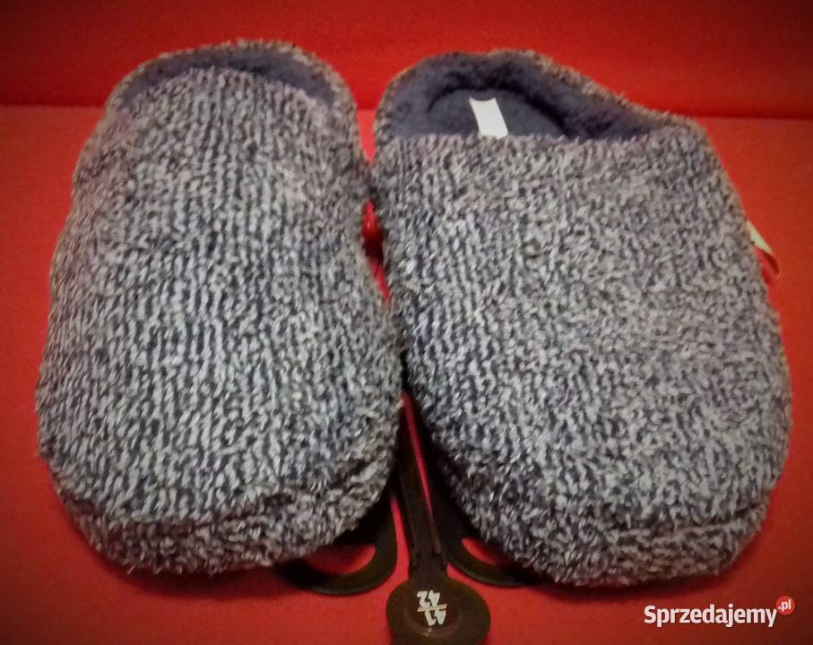 Kapcie niebieskogranatowe miękkie ciepłe 41 Warszawa