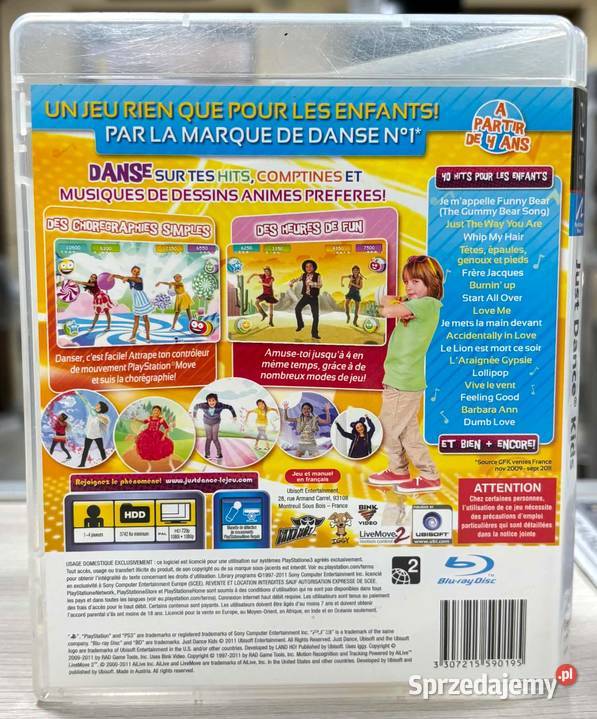 Gra 3 Just Dance Kids Elbląg sprzedam