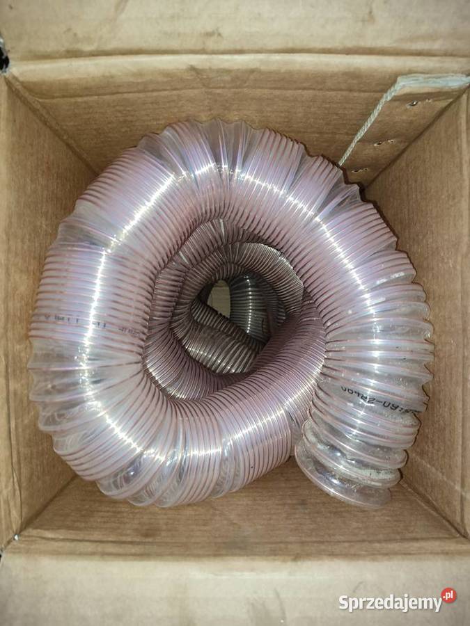 Rura plastikowa silikonowa fi 60 odciąg trocin Witkowice