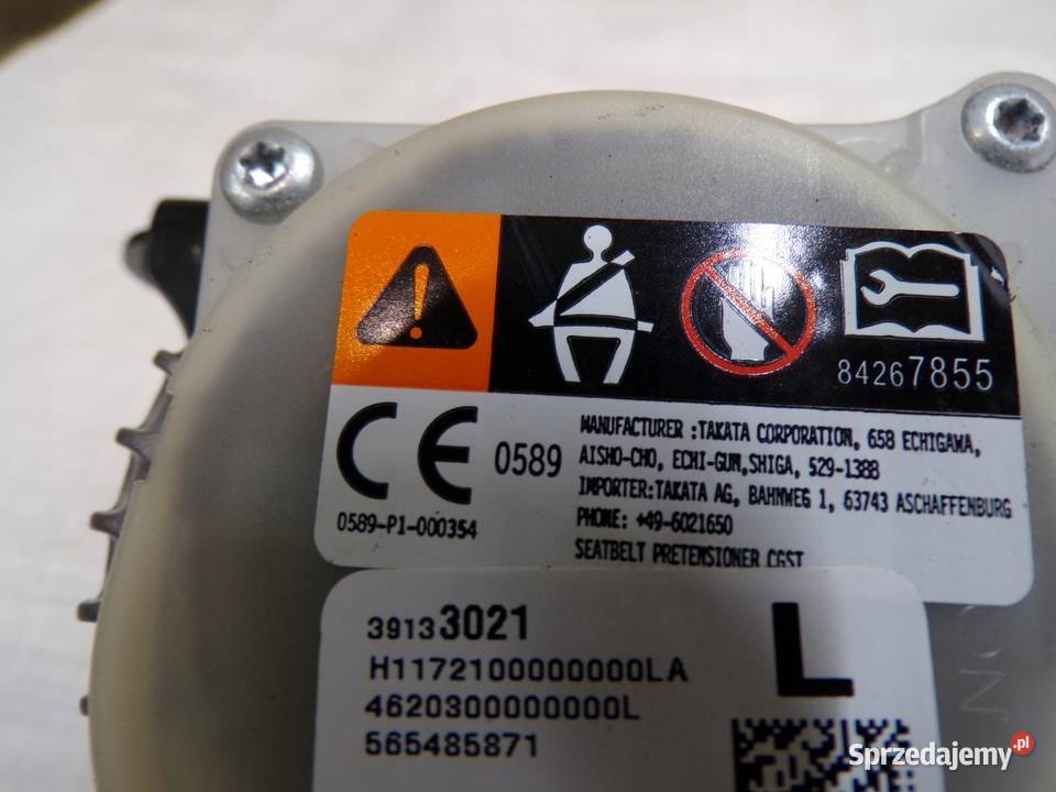 OPEL INSIGNIA B II PASY BEZPIECZEŃSTWA PRZÓD TYŁ kujawsko-pomorskie sprzedam