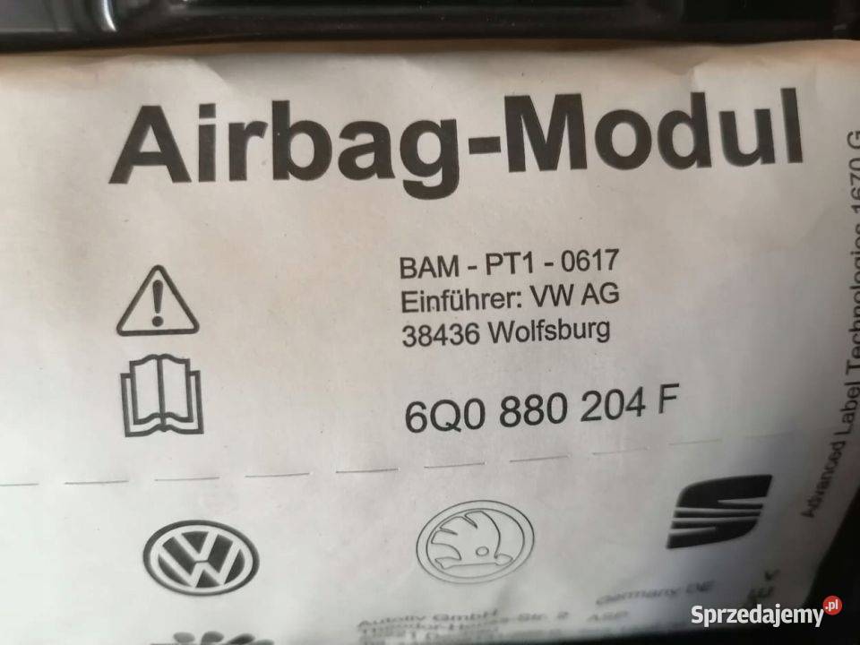 Deska Kokpit Konsola Airbag Vw Polo 9N Pleszew