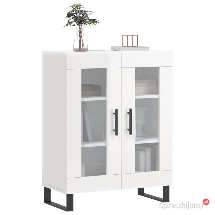 Szafka biała połysk 695x34x90 materiał