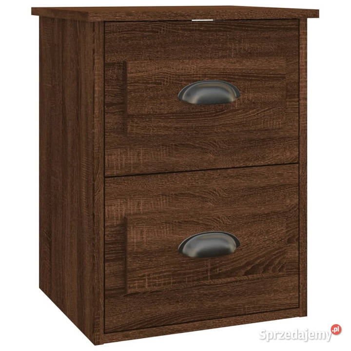 Wiszące szafki nocne 2 brązowy dąb 415x36x53 mazowieckie Warszawa sprzedam